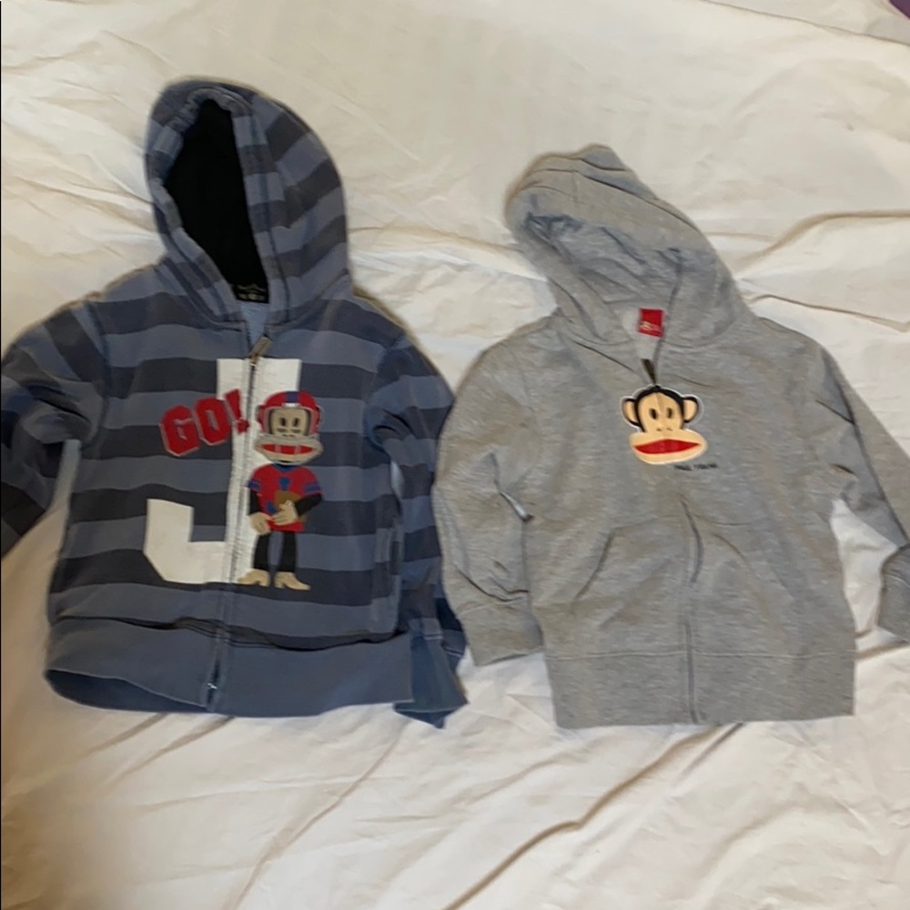 Lot of 2 Paul Feank Zip Hoodie Size 5/5T